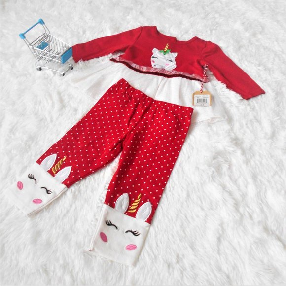 Magical Season 2 Piece  Unicorn Set 12M Baby - Picture 3 of 13